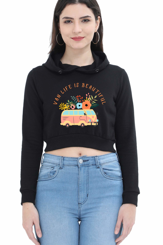 Casualstich Crop Hoodie for Girls and Women