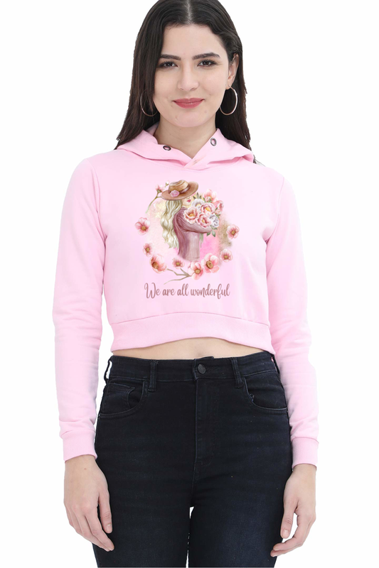 Casualstich Crop Hoodie for Girls and Women